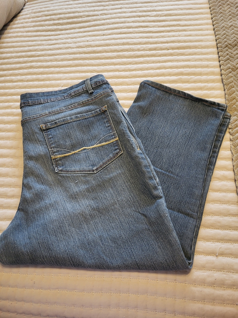 Faded Glory Blue Women's Denim Capris